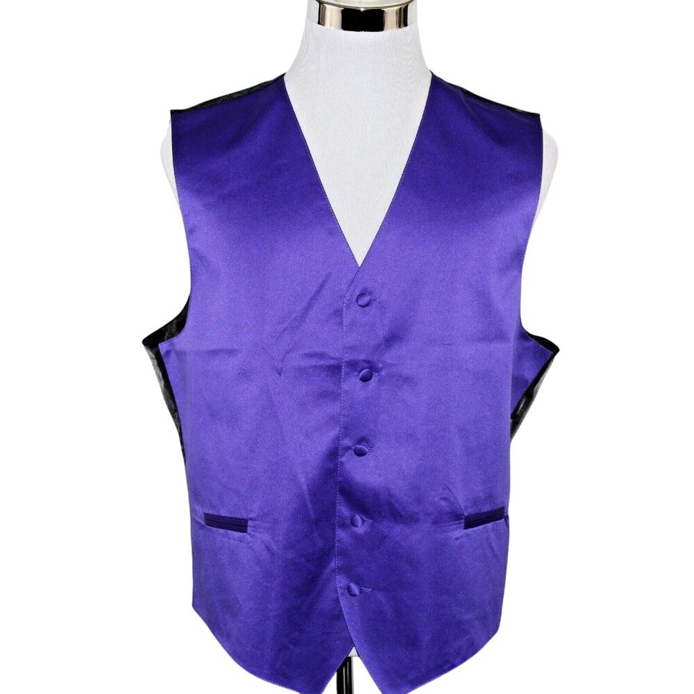Vesuvio Napoli 2XL  XXL Vest Waist Coat 5 Button Formal Dress Prom Wedding Party